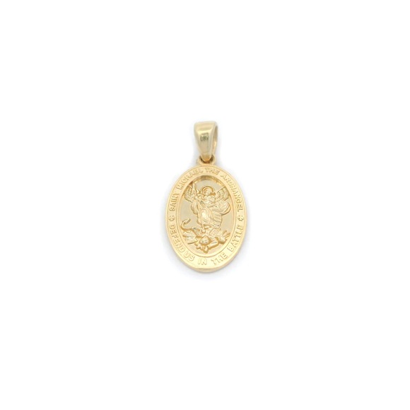 Gold Saint Michael Pendant